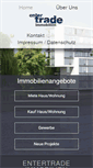 Mobile Screenshot of entertrade-immobilien.com